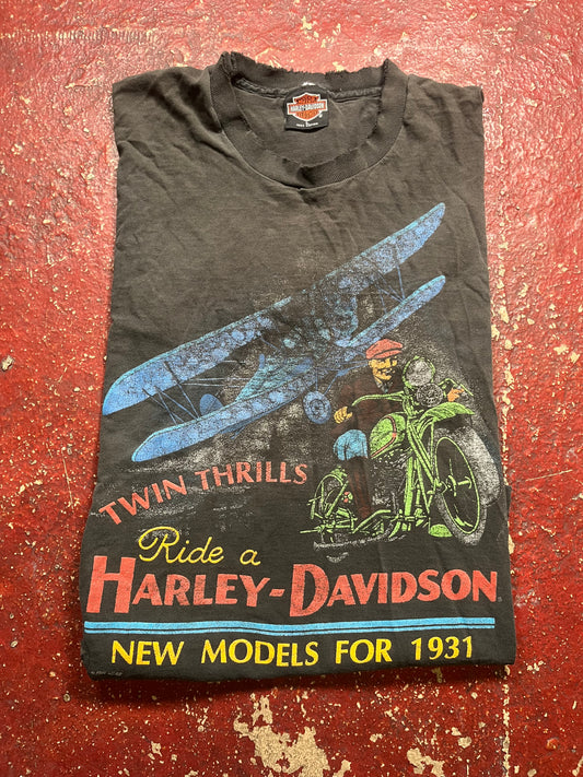 90s Harley Davidson “Twin Thrill” Tee