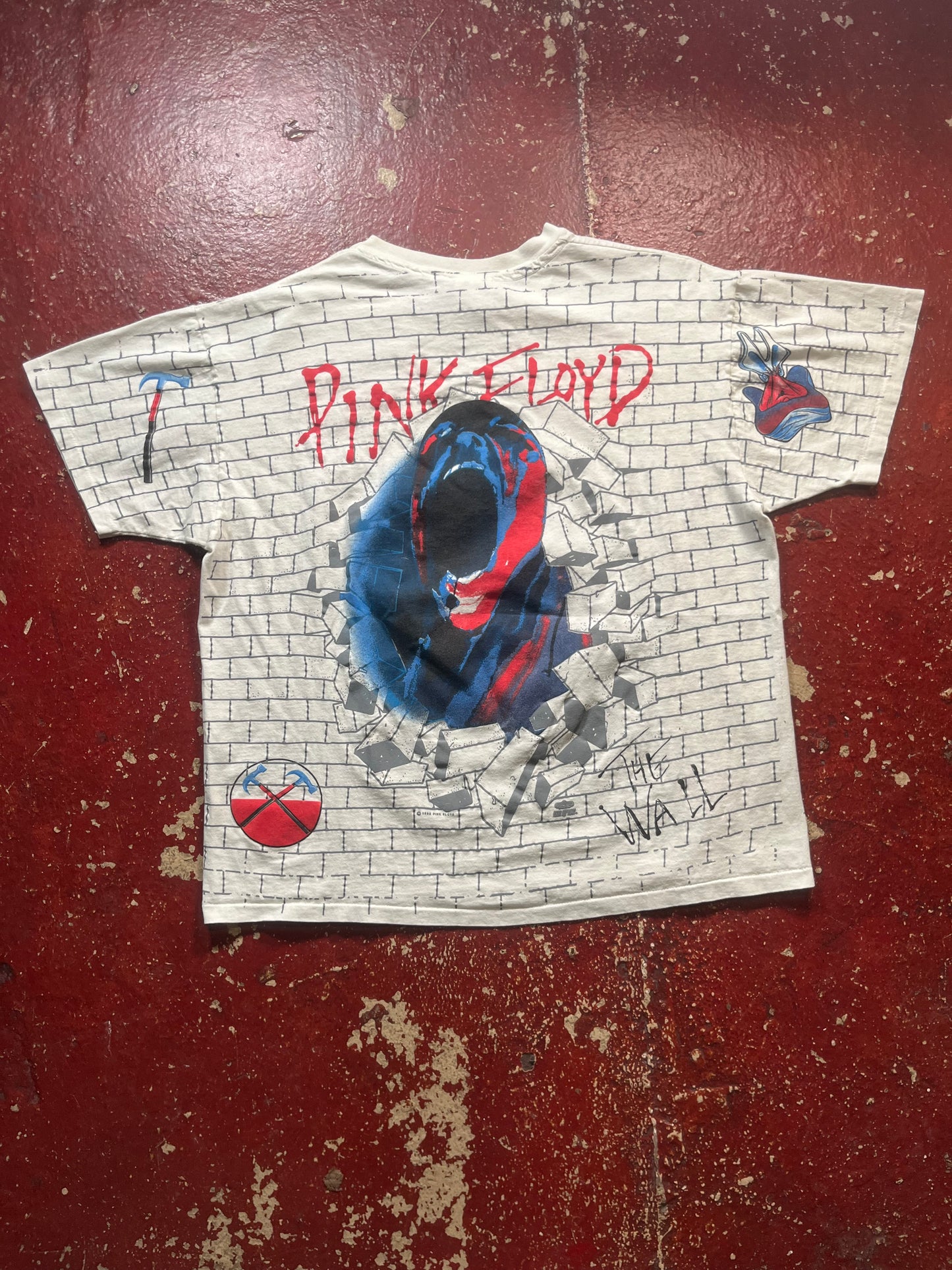 1994 Pink Floyd “The Wall” AOP Tee