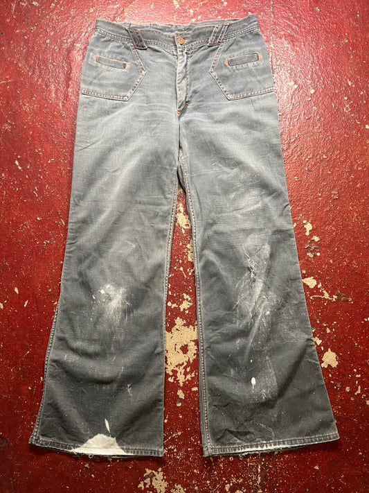 80s Faded Glory Bell Bottom Grey Jeans