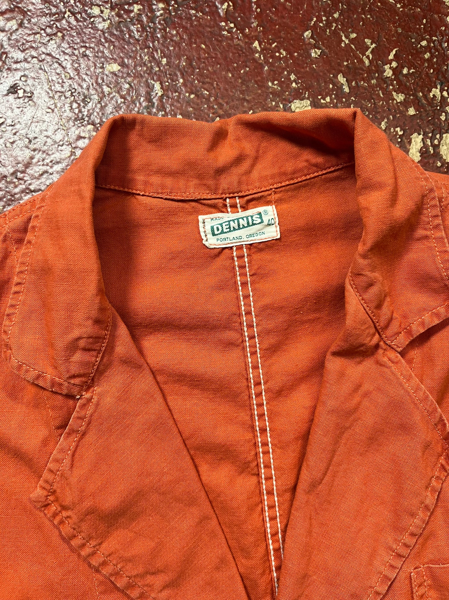 50s Dennis Orange Jacket