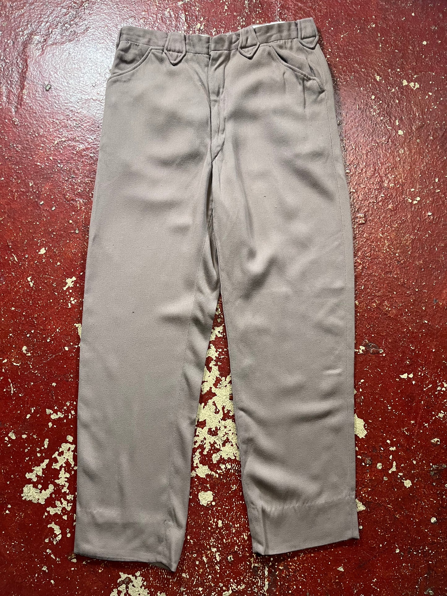 50s Saddle Sturdy Gabardine Western Pants