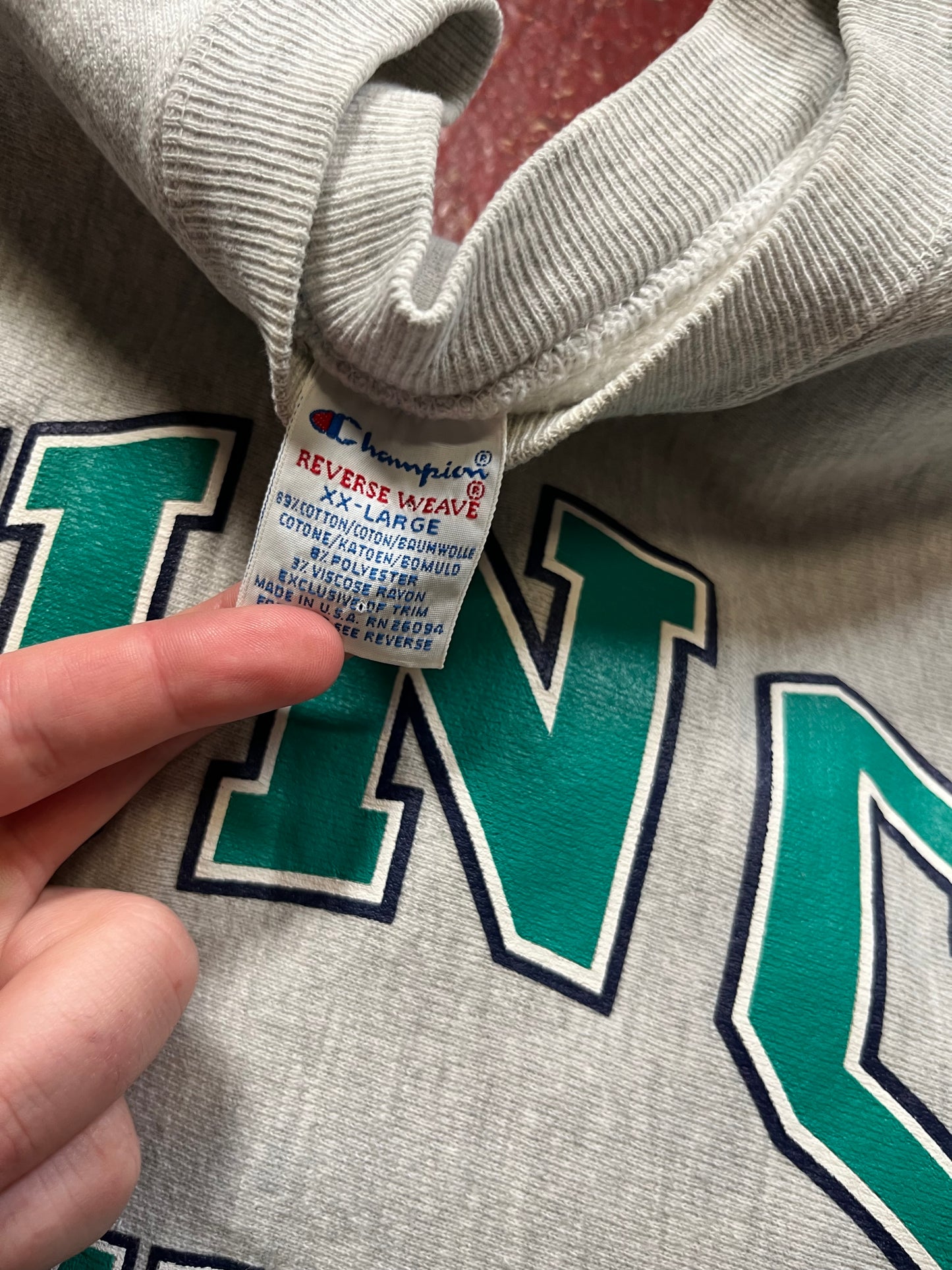 90s Champion Reverse Weave UNC Wilmington Crewneck