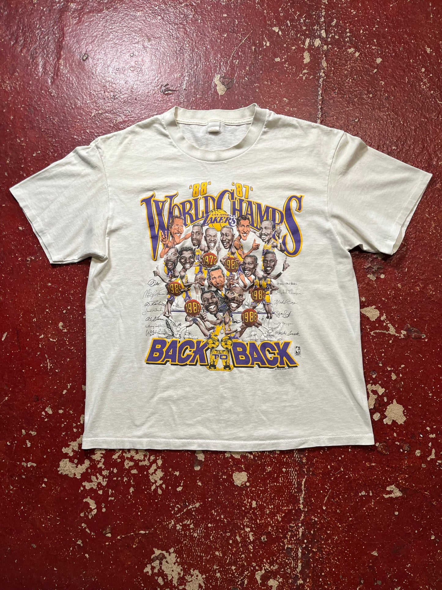 1988 Los Angeles Lakers Champions Tee