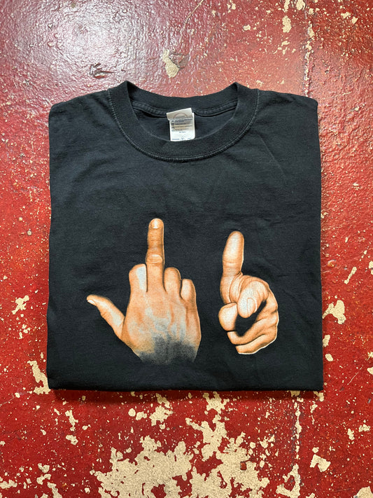 00s Fuck You Sign Language Tee