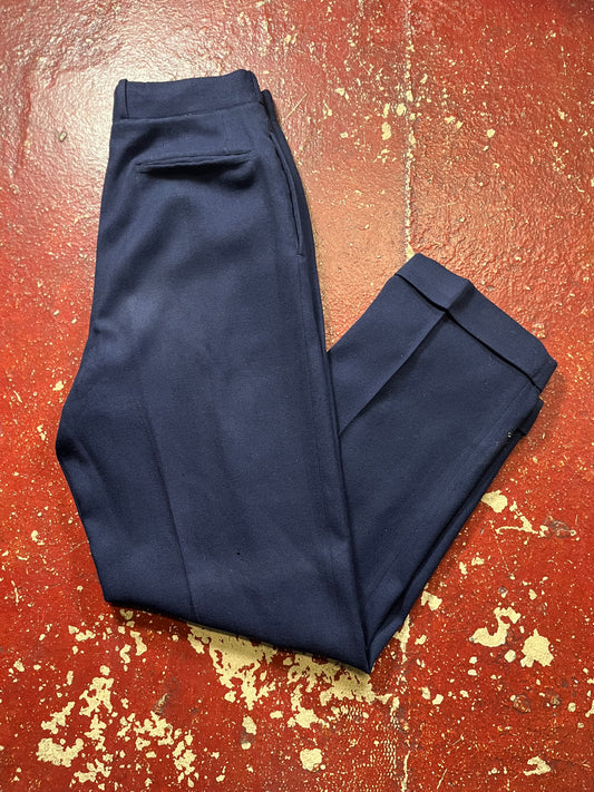 50s Blue Wool  Pants