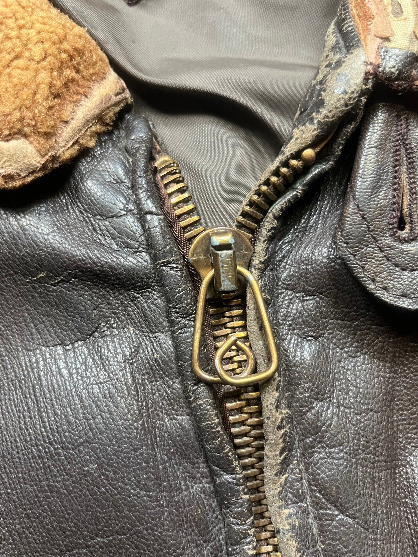 50s/60s G1 Leather Bomber Jacket