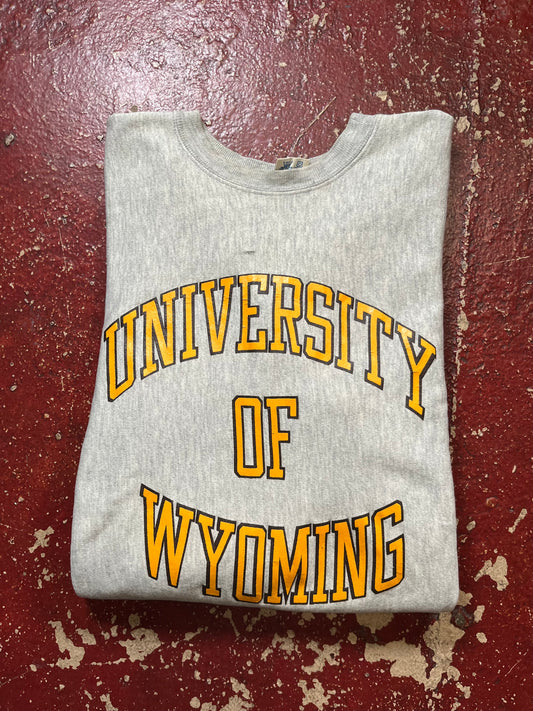 80s Champion Reverse Weave University Of Wyoming Crewneck