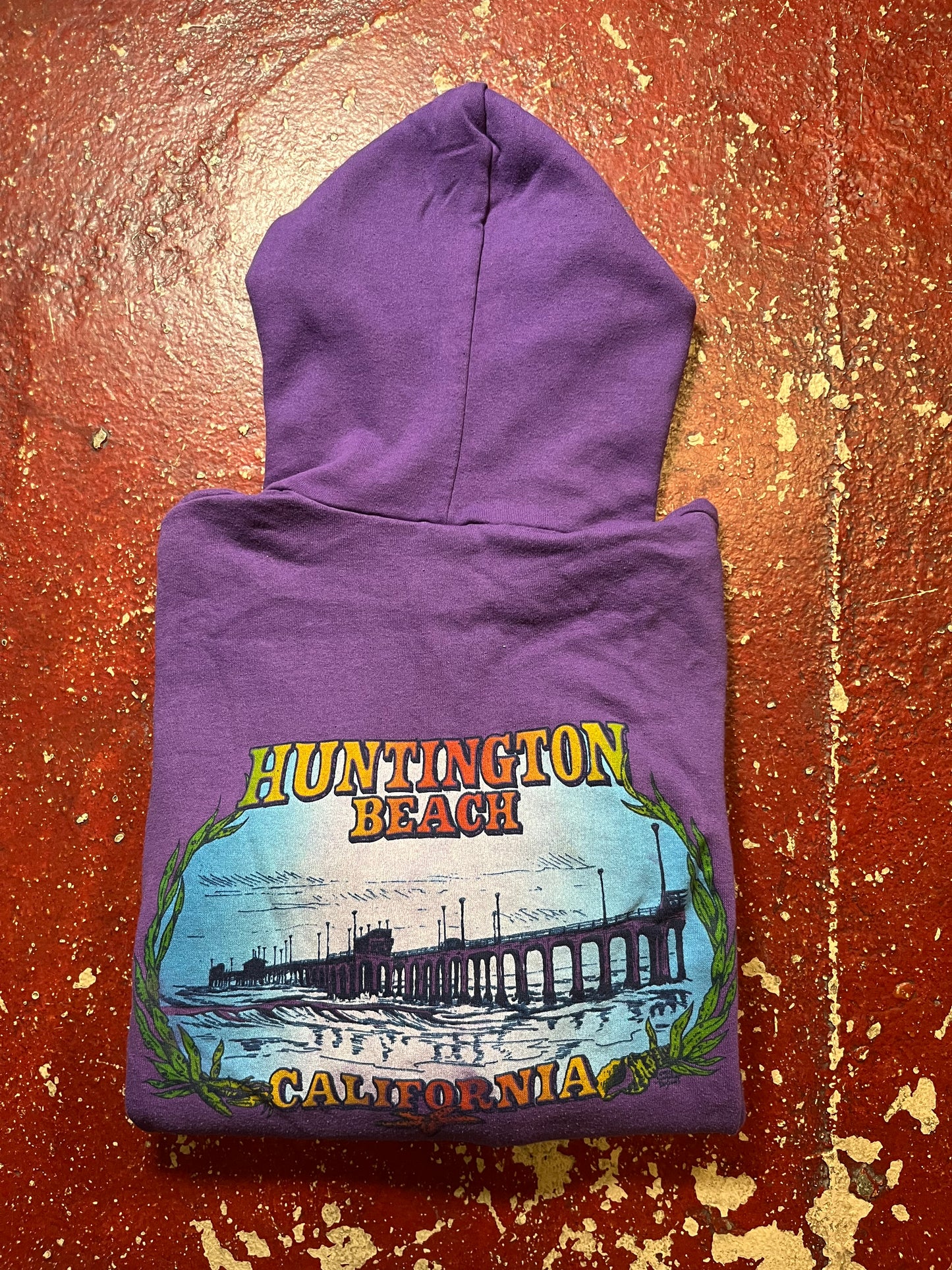 70s/80s Huntington Beach Zip Up Hoodie