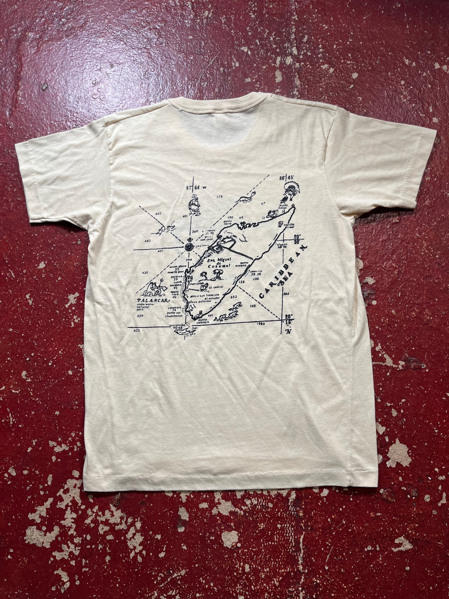 70s/80s Dive Cozumel Mexico Tee