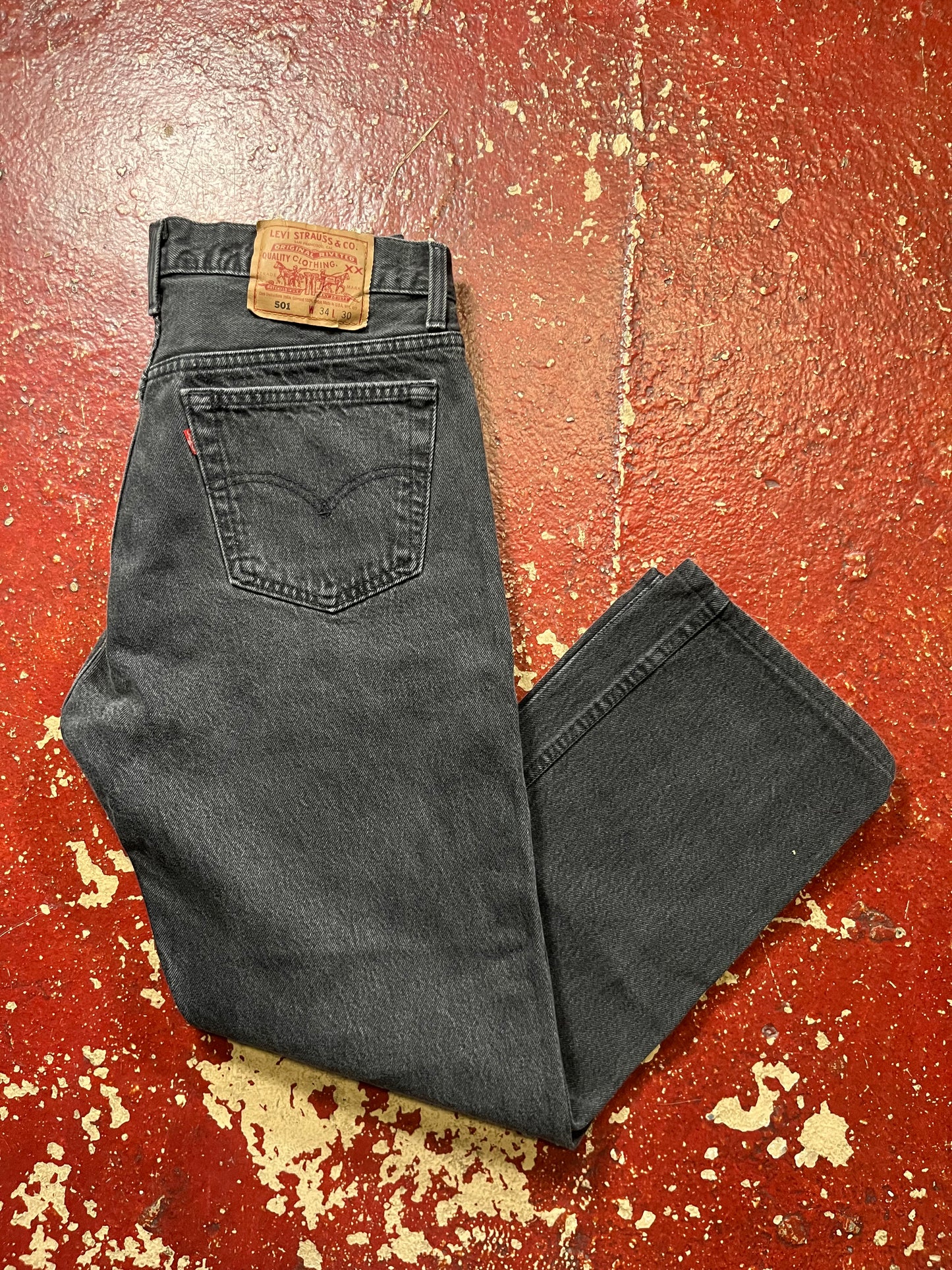 90s Levi’s 501s Black Jeans