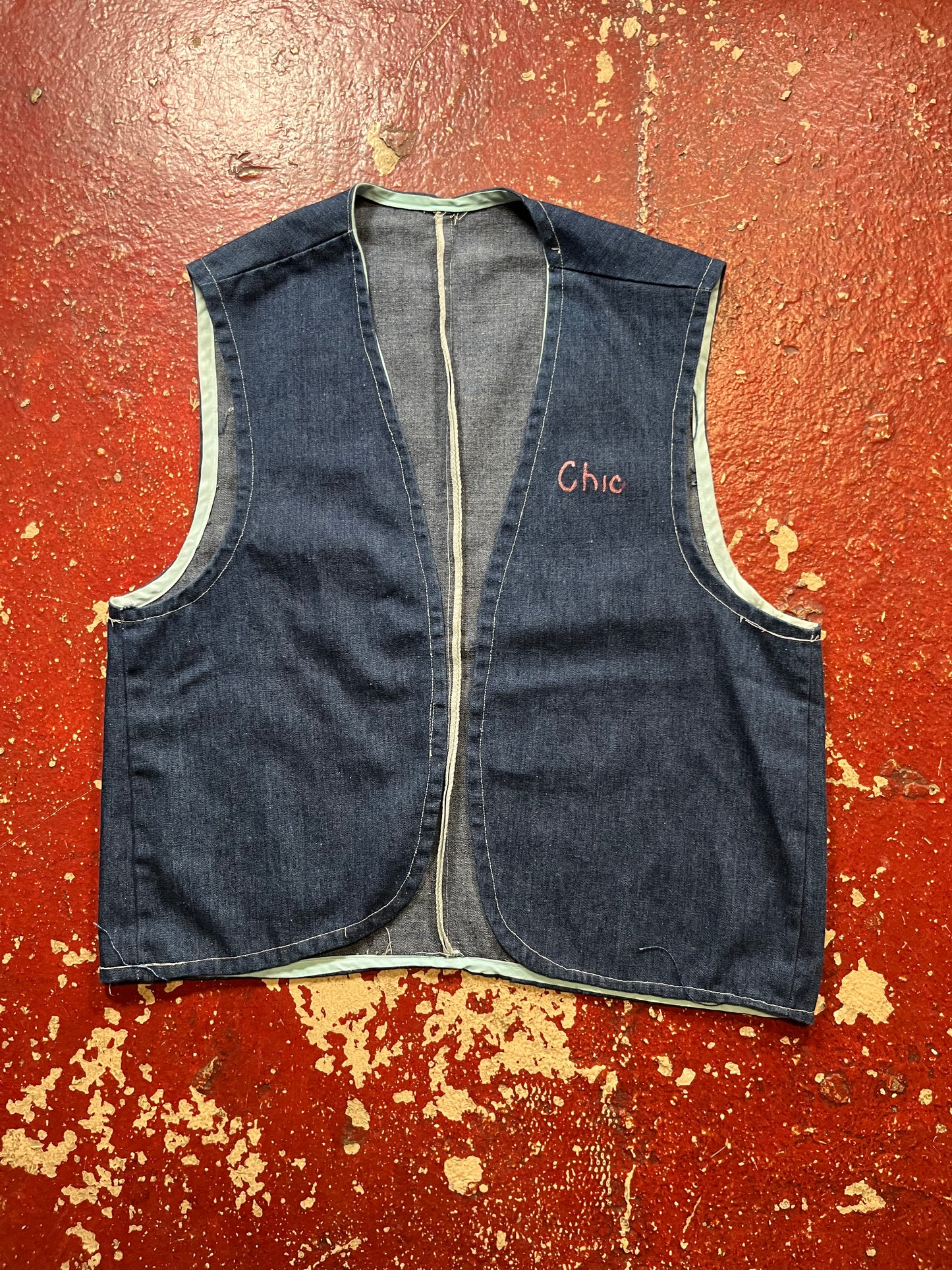 70s/80s Chic A Dee Denim Vest