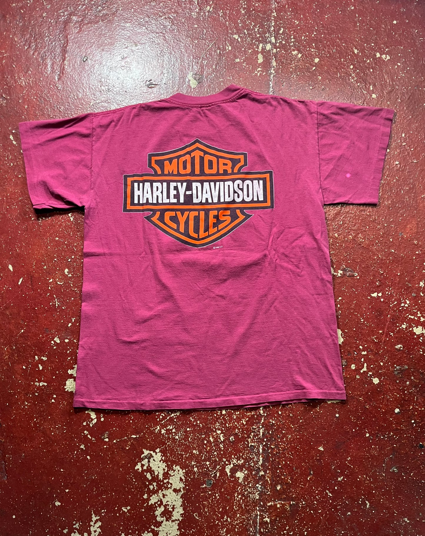 1996 Harley Davidson Brick Tee