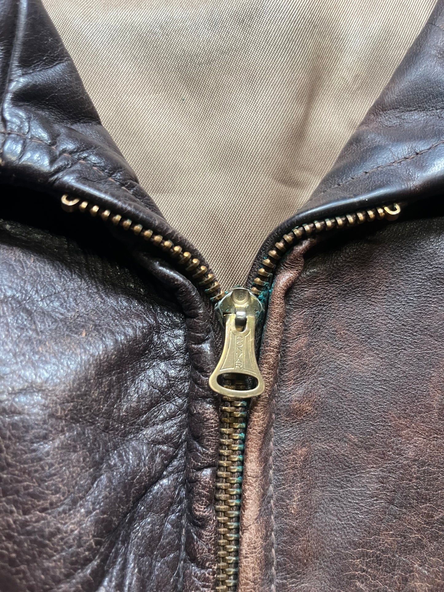 40s Horsehide Leather Jacket