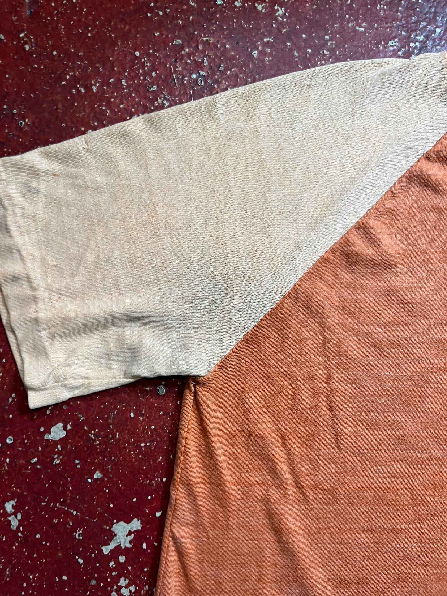 80s Orange Two Tone Shirt