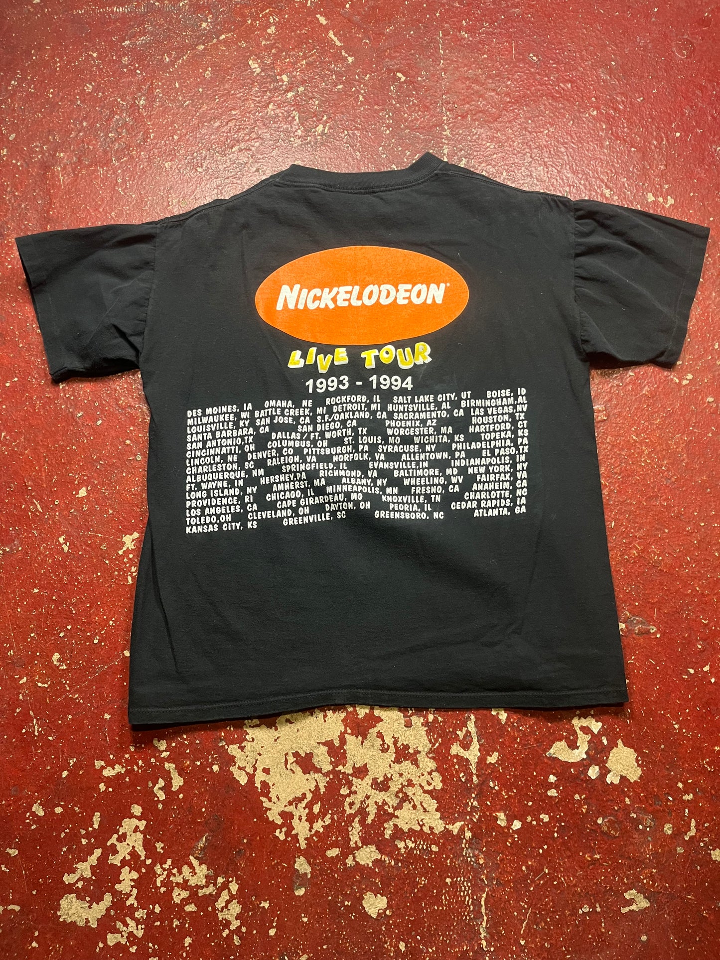 1993 Nickelodeon Live Tour Tee