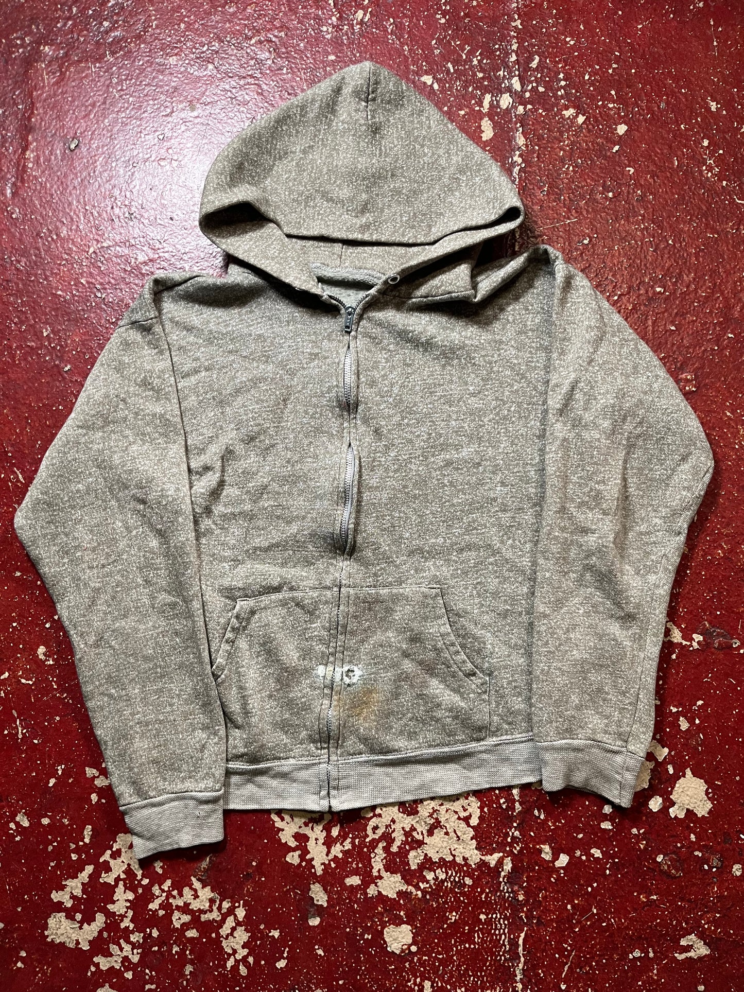 70s/80s Brown Zip Up Hoodie