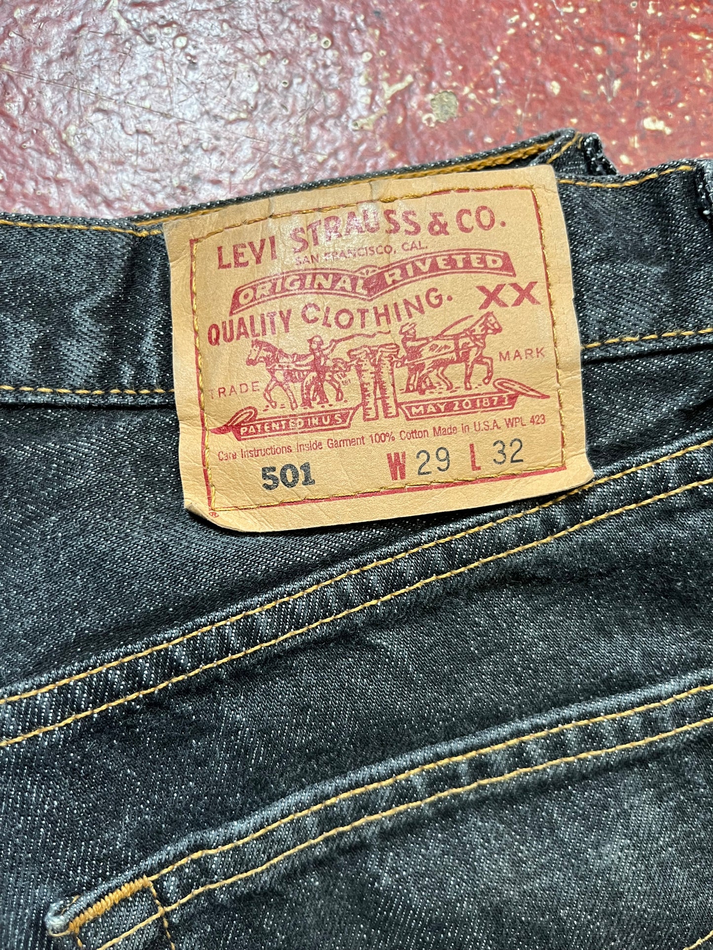 90s Levi’s Black Jeans