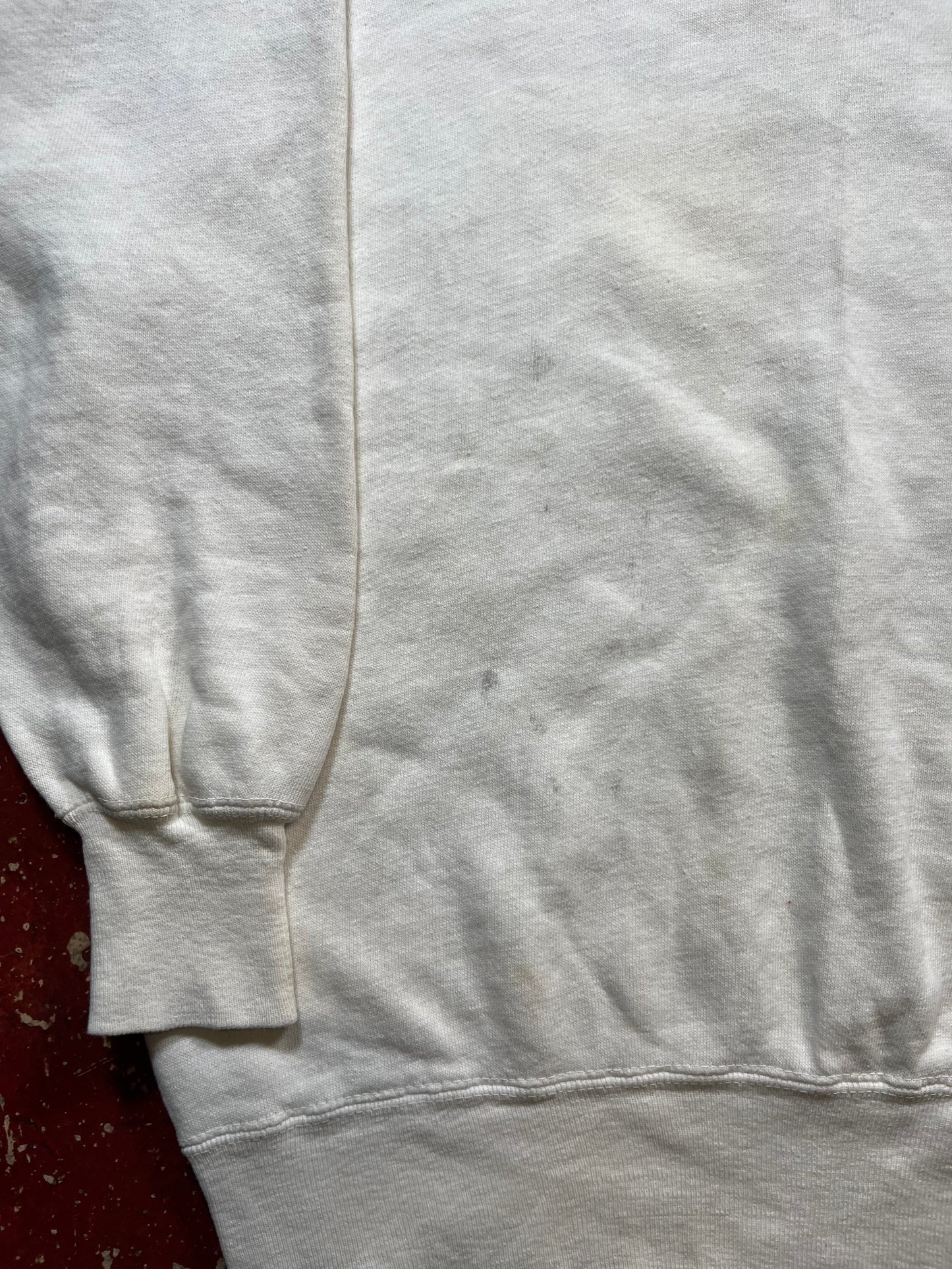 50s/60s White Crewneck