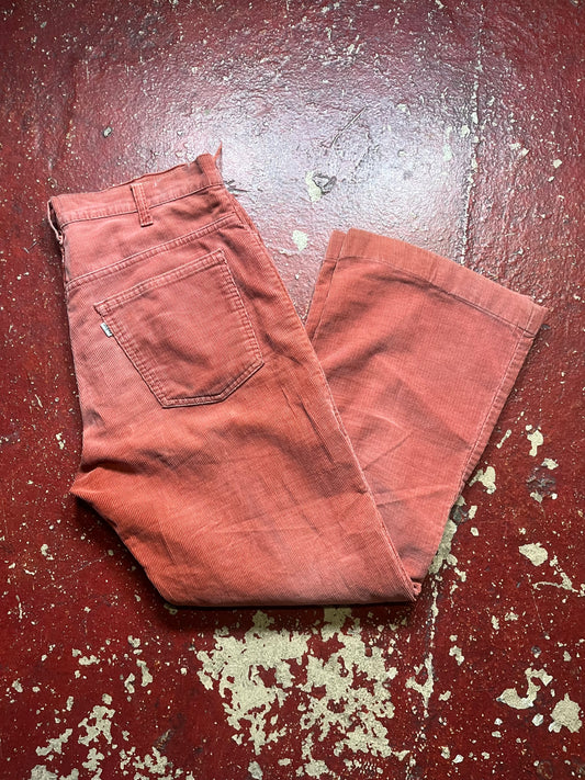 70s Levis Salmon Corduroy Pants