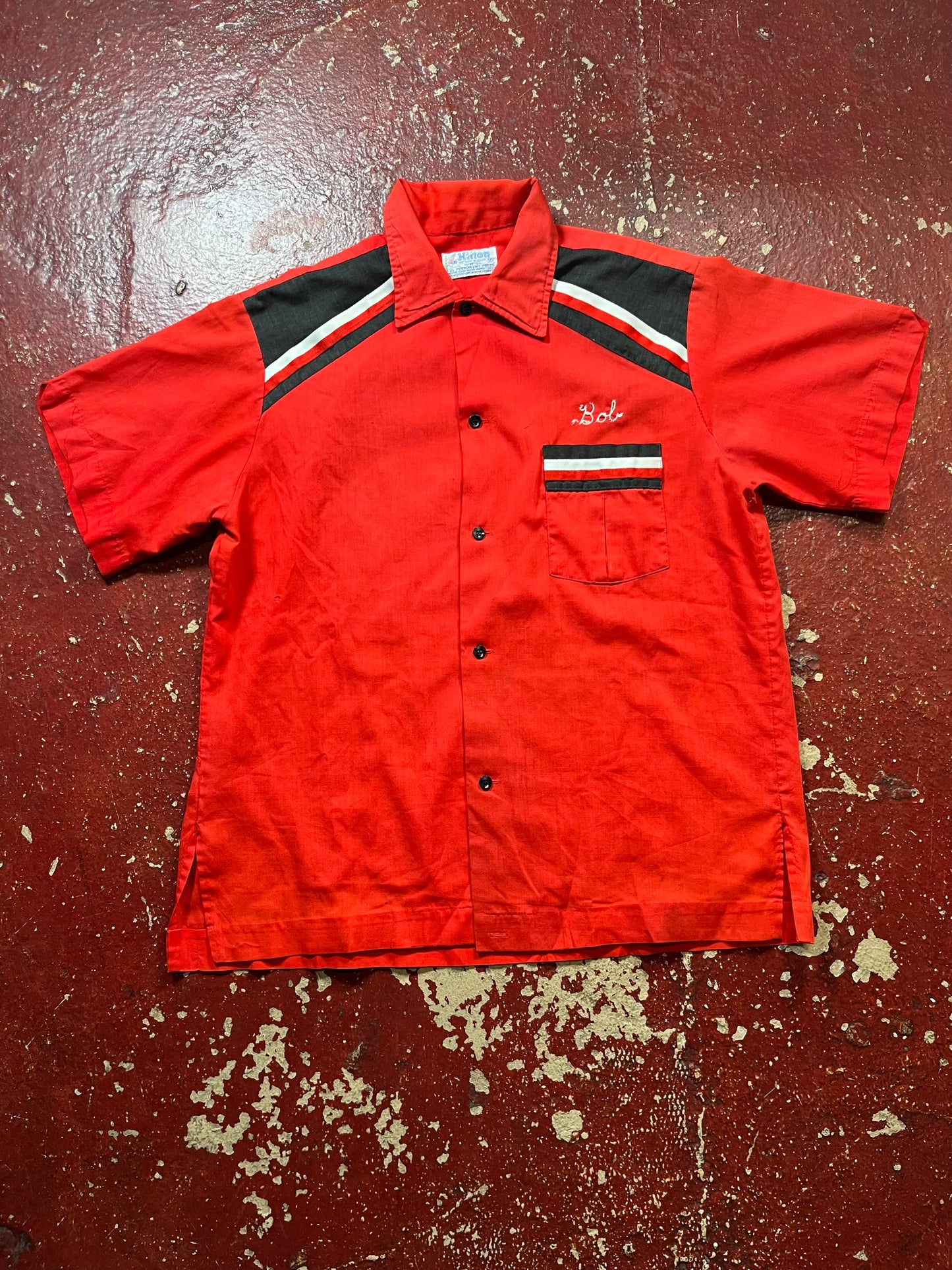 70s Hilton Burger & Beer Bowling Shirt