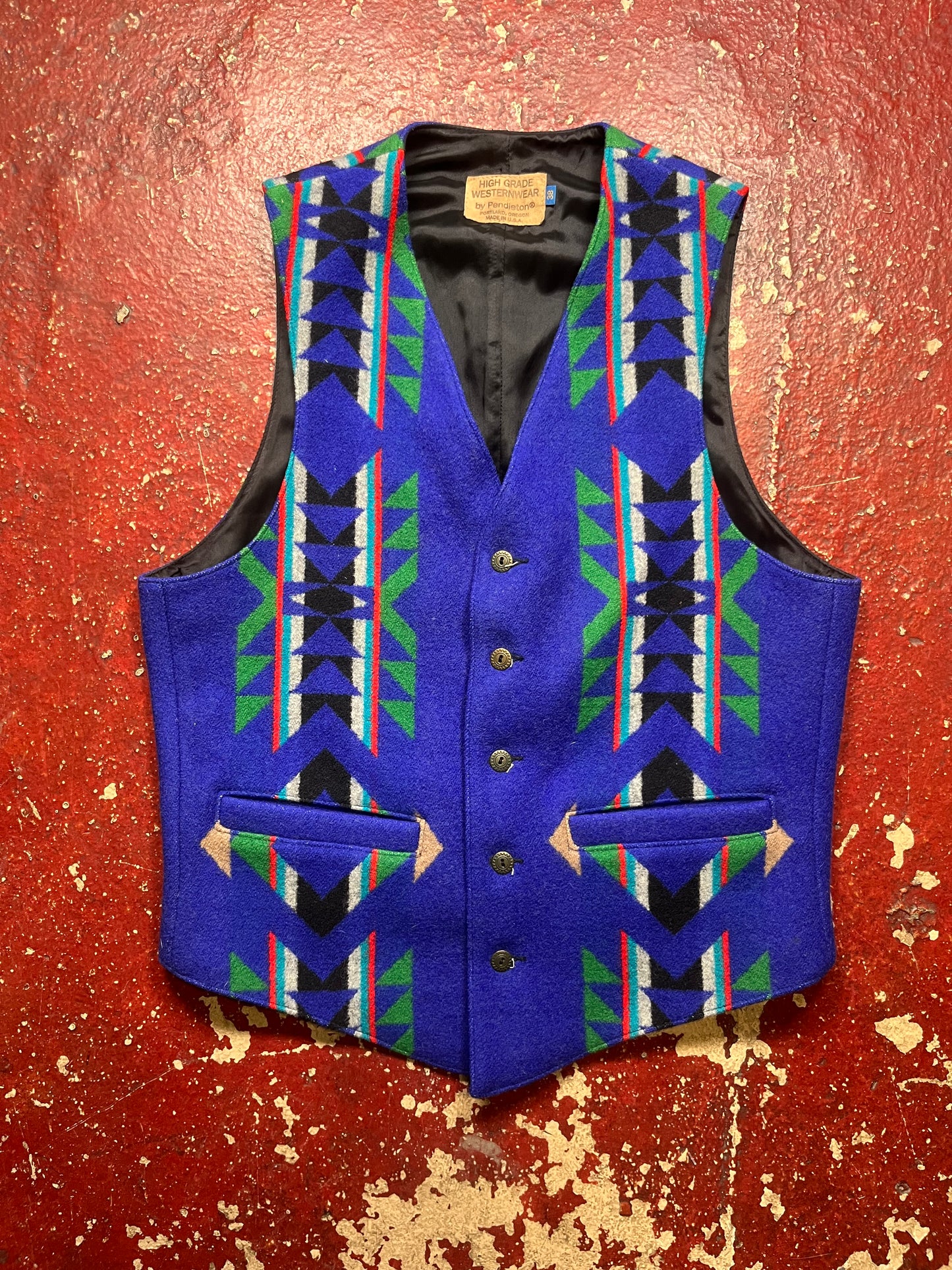 90s Pendleton High Grade Westernwear Vest