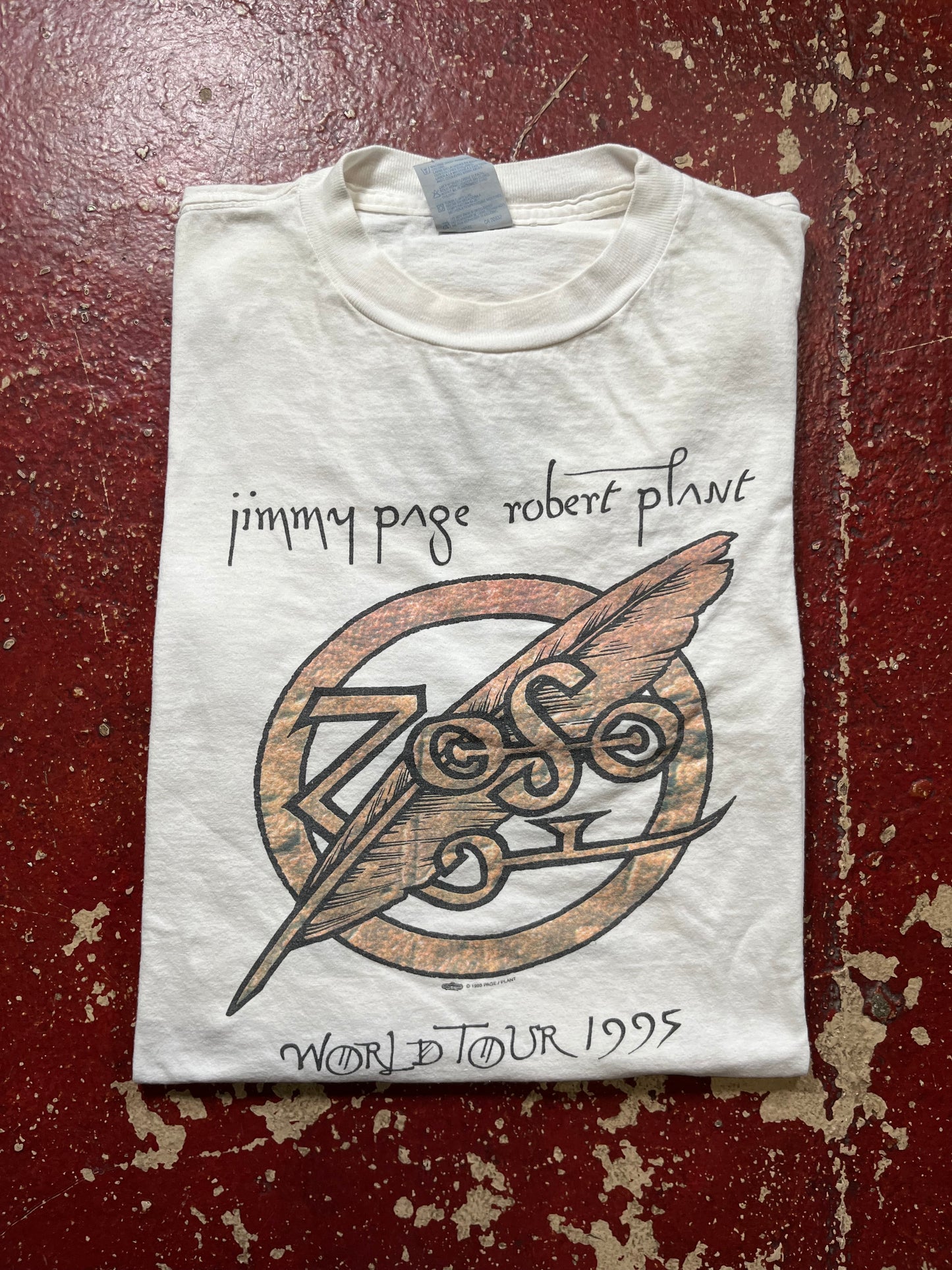1995 Jimmy Page & Robert Plant Tee