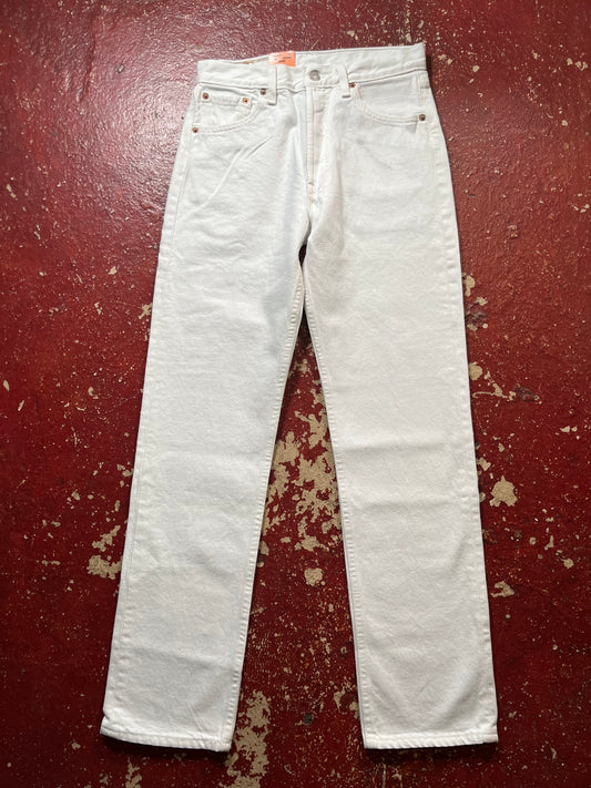 1994 DS Levis 501s White Jeans