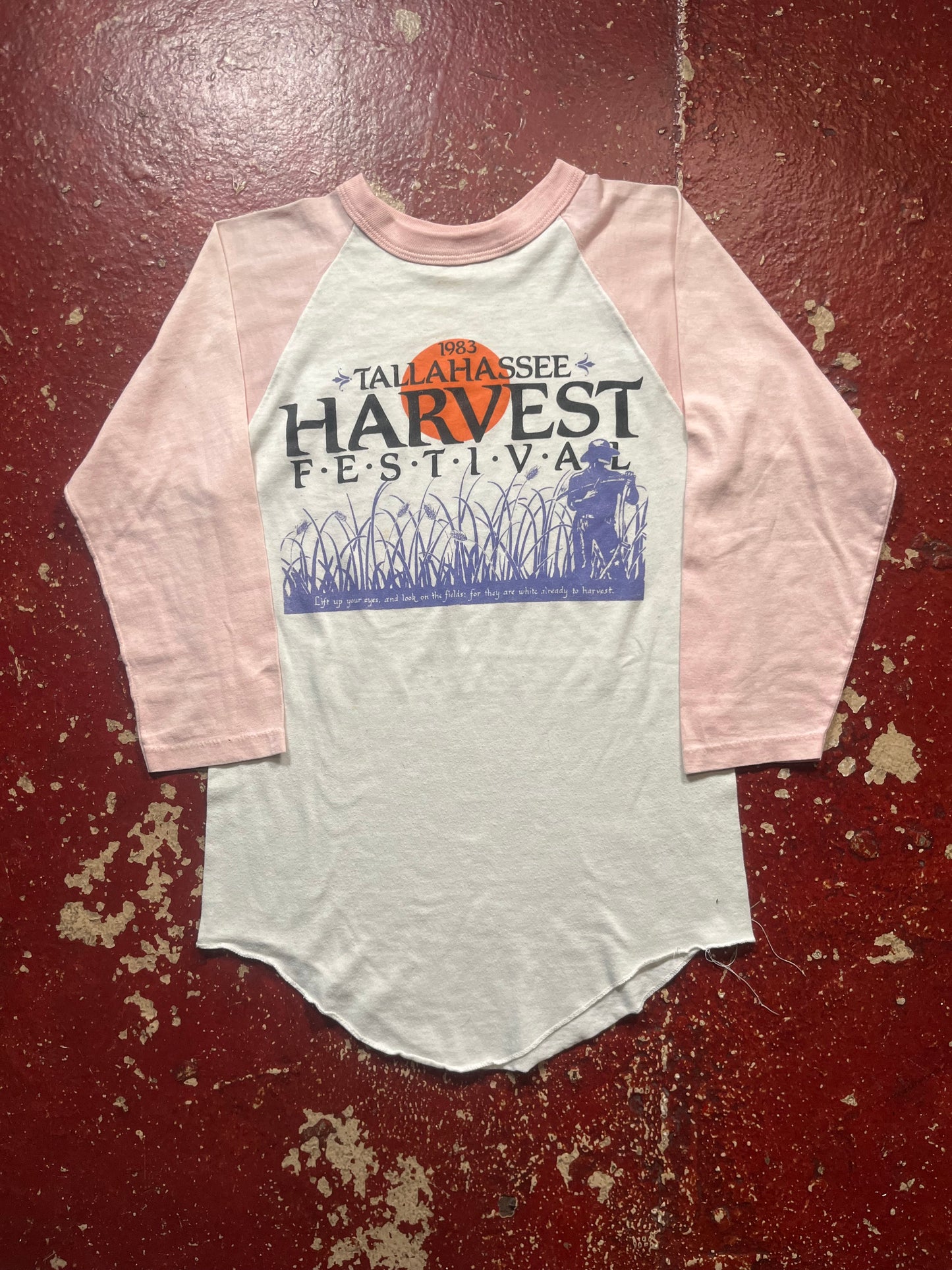 70s/80s Tallahassee Harvest Festival Quarter Sleeve Shirt