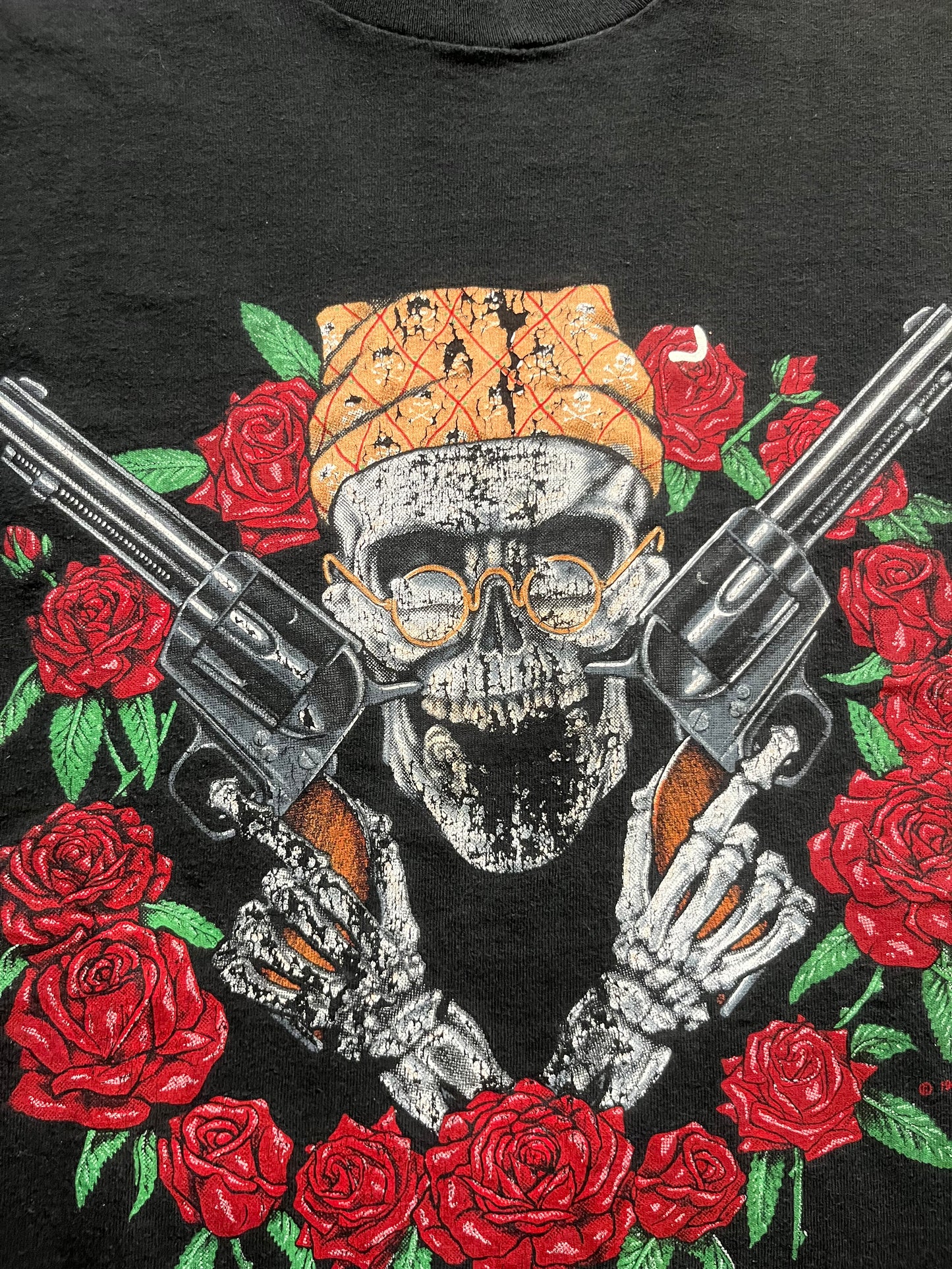 90s Roses & Skull Tee