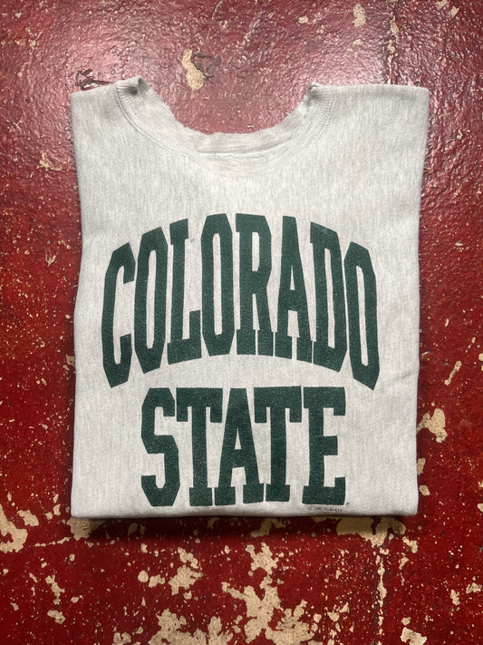 1990 Champion Reverse Weave Colorado State Crewneck