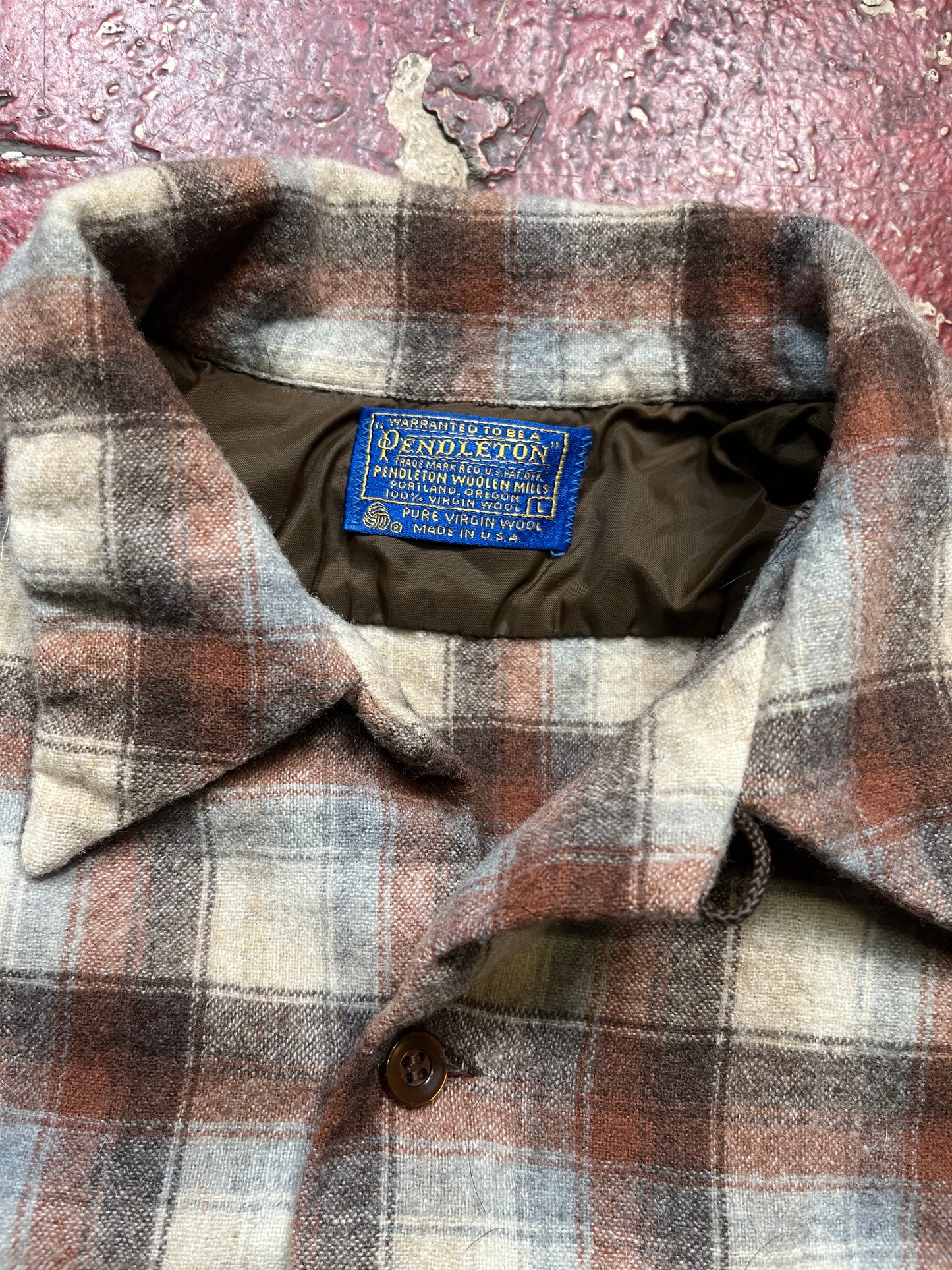 60s Pendleton Long Sleeve Board Shirt