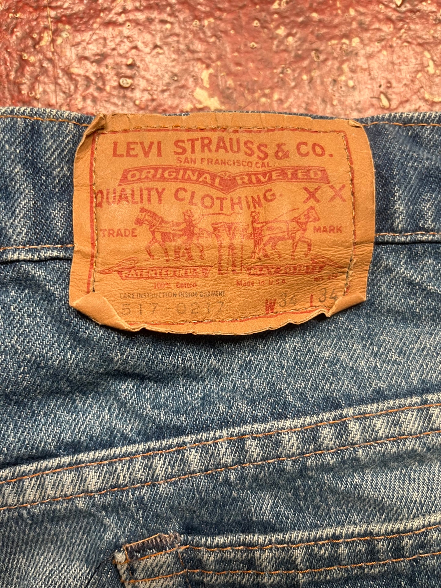 70s Levis 517s Jeans