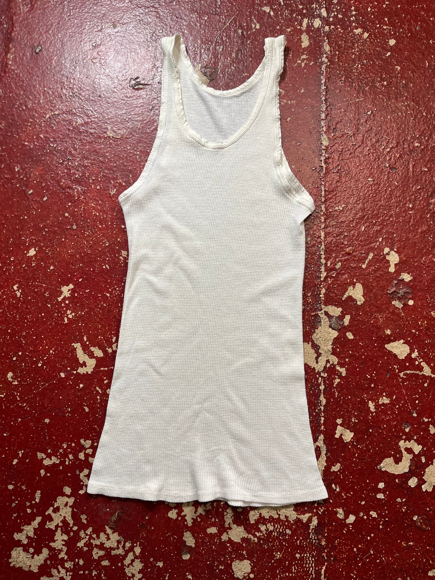 60s/70s White Tank Top