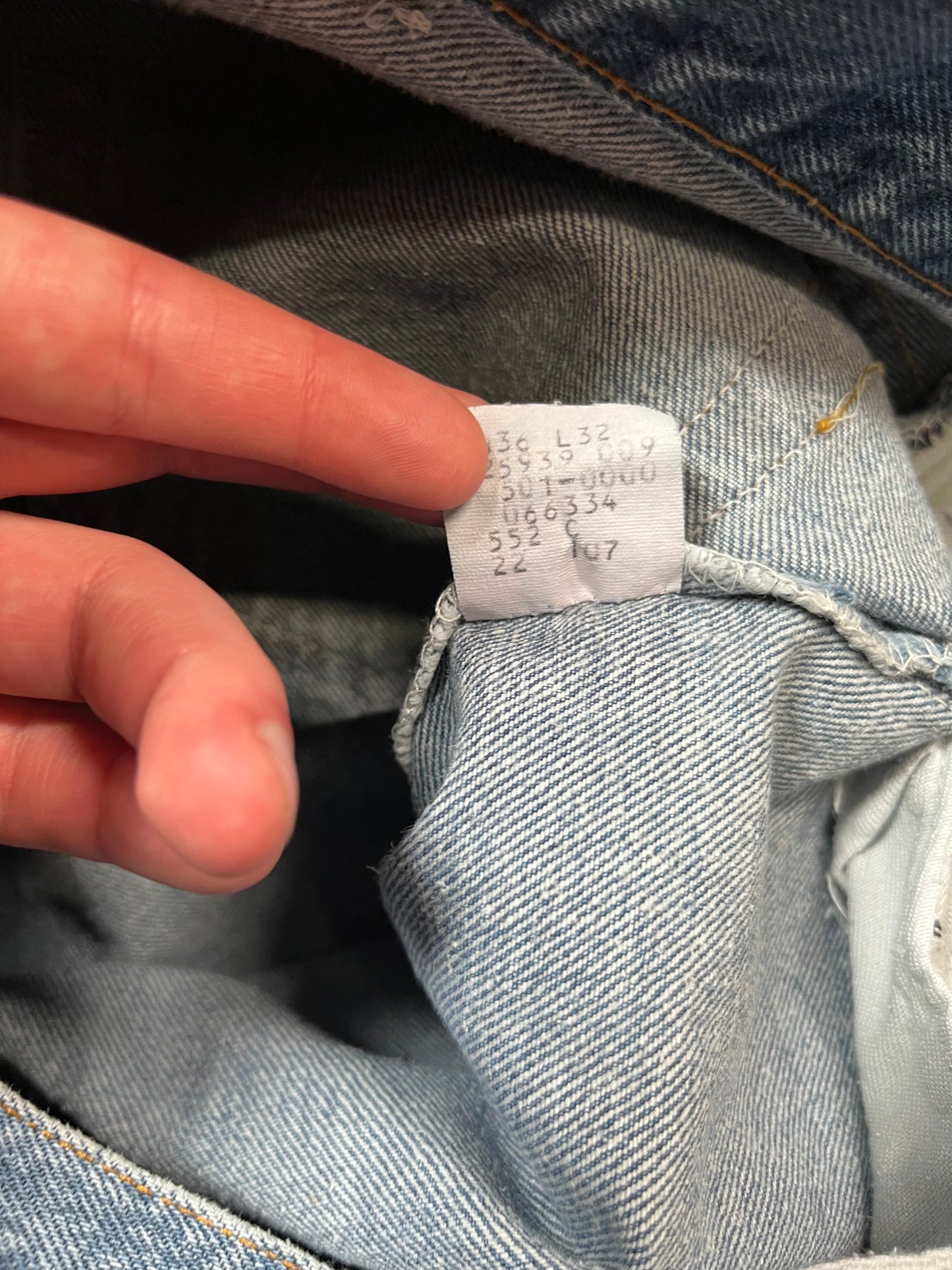 80s Levi’s 501s Jeans