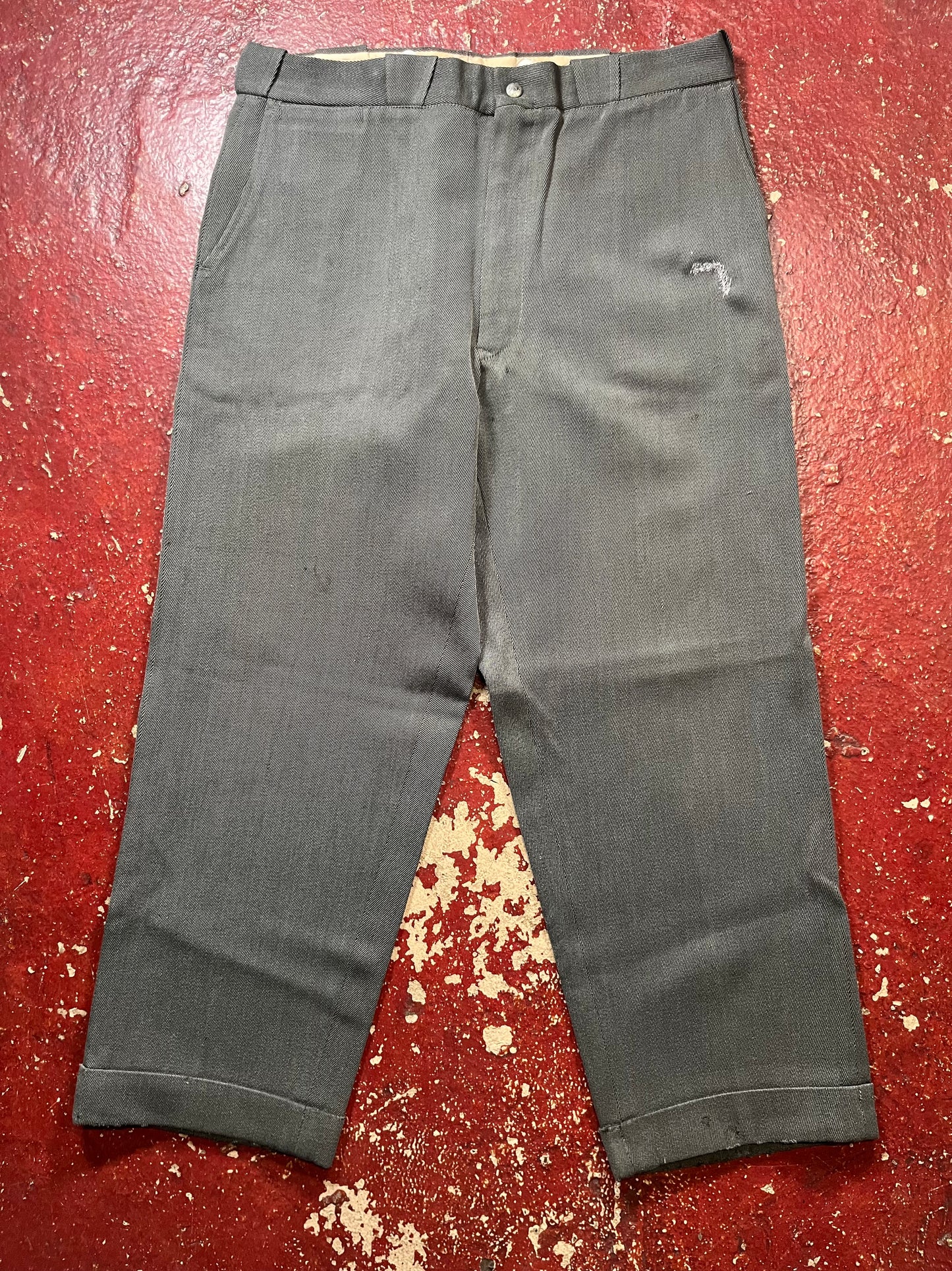 50s Days Whipcord Grey Pants