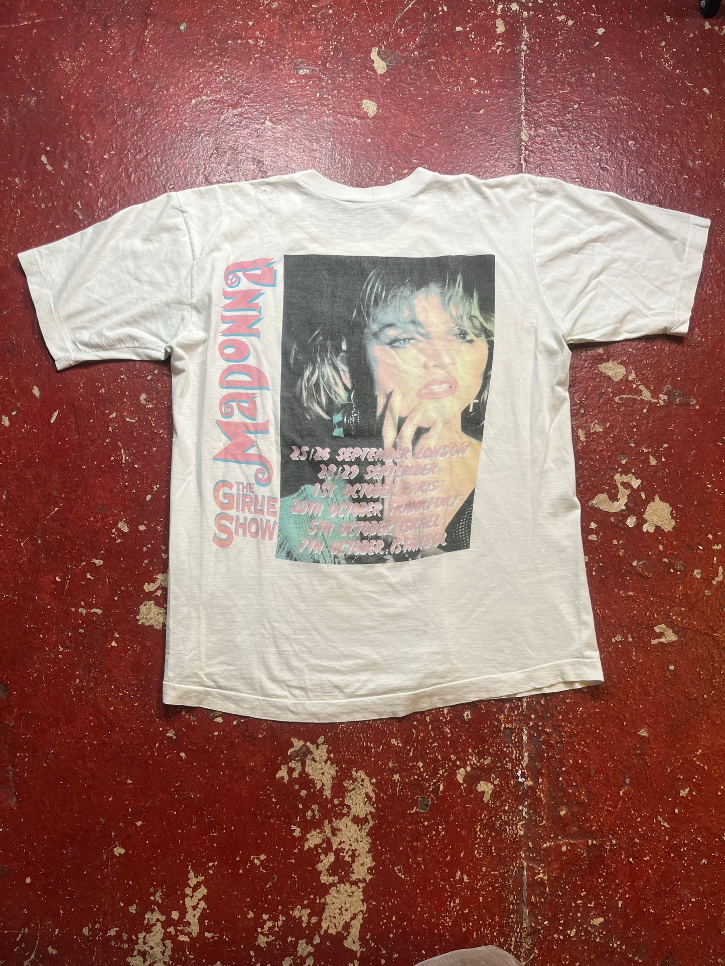 1993 Madonna “The Girlie Show” Tee