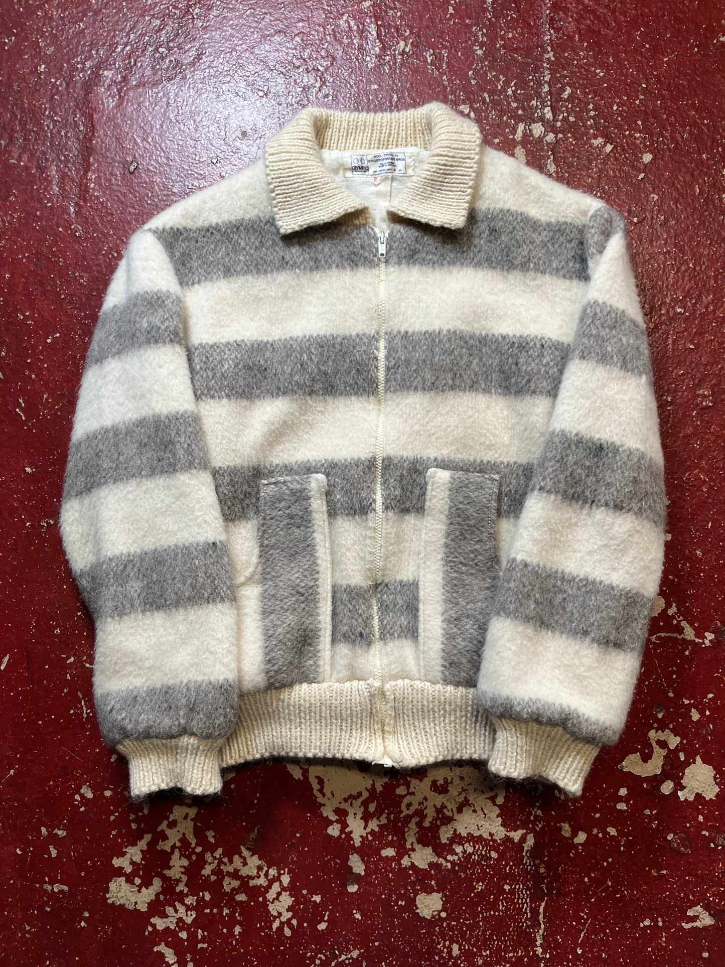 80s Olympic Striped Jacket