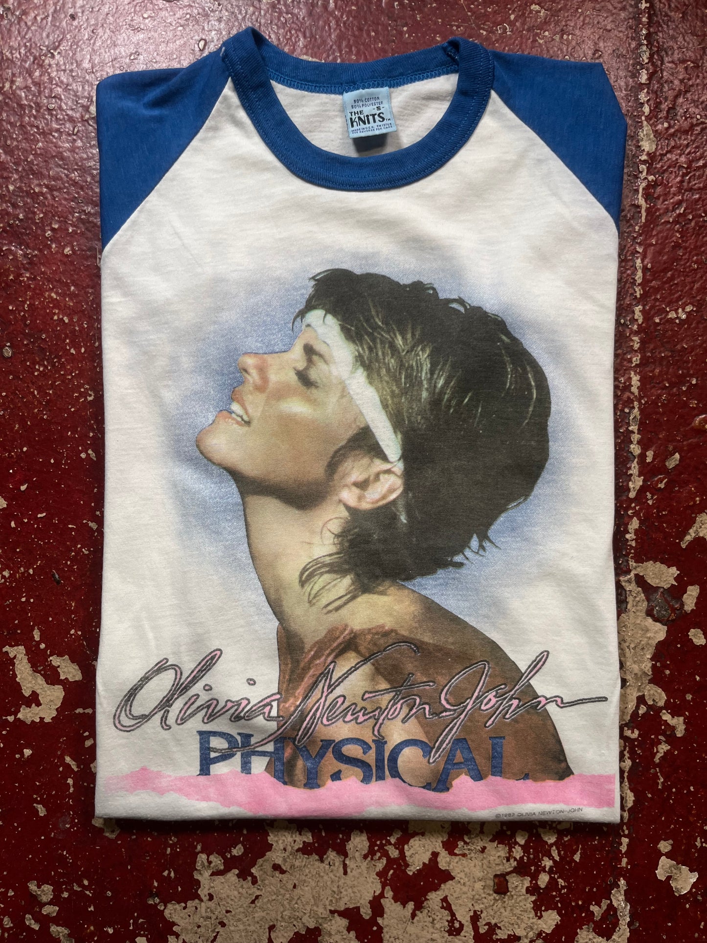 1982 Olivia Newton John “Physical” Quarter Sleeve Shirt