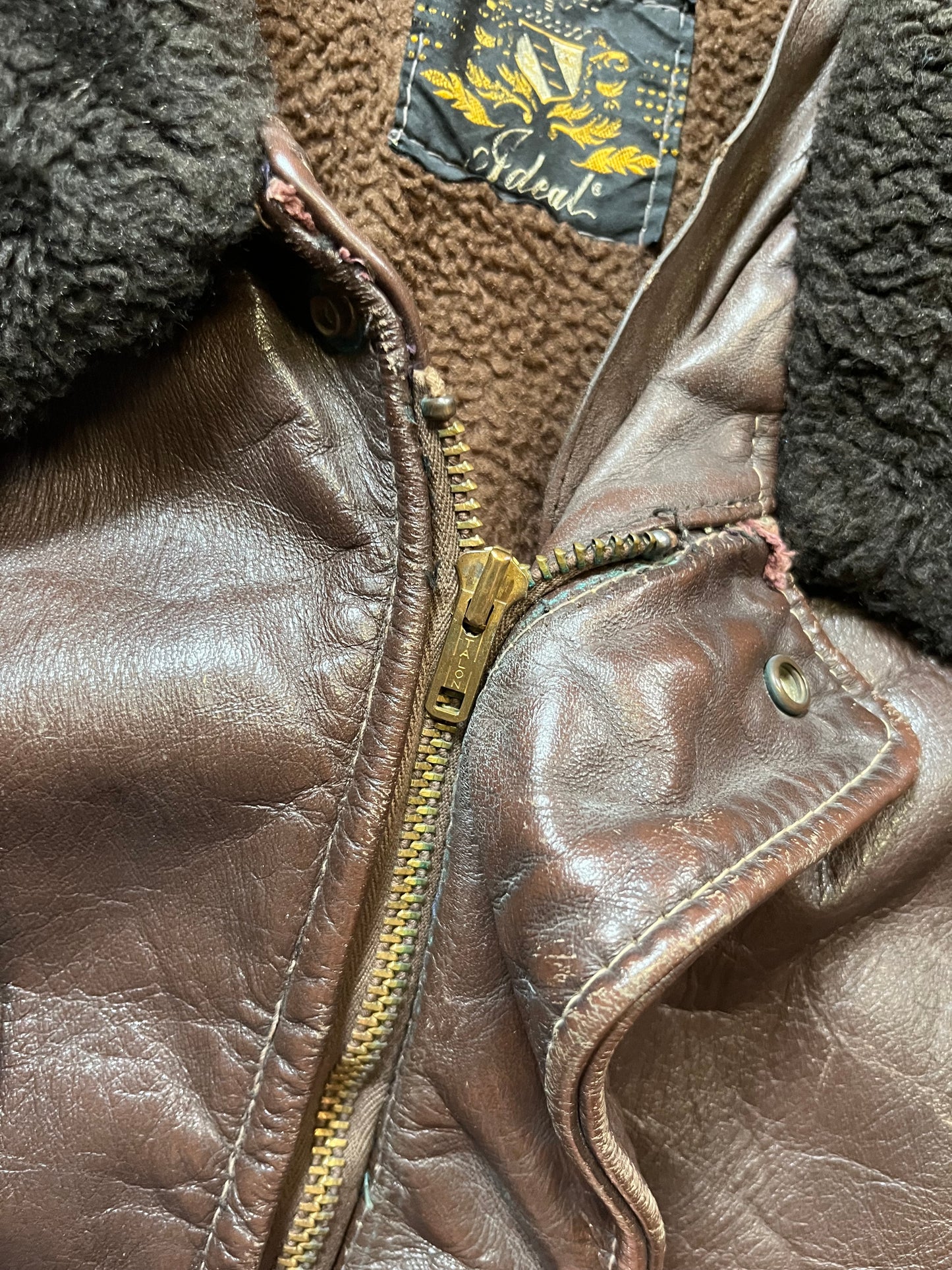 50s/60s Ideal Leather Jacket