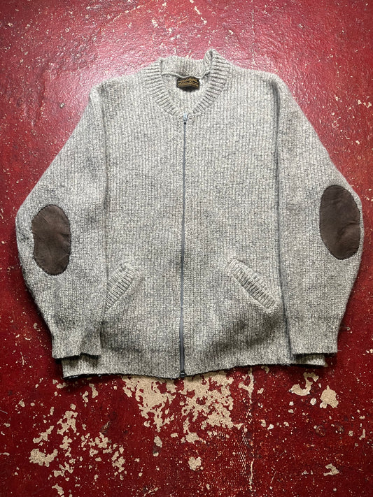 70s Eddie Bauer Zip Up Knit Sweater