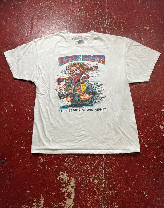 1996 Rat Fink “Think Fast” Tee