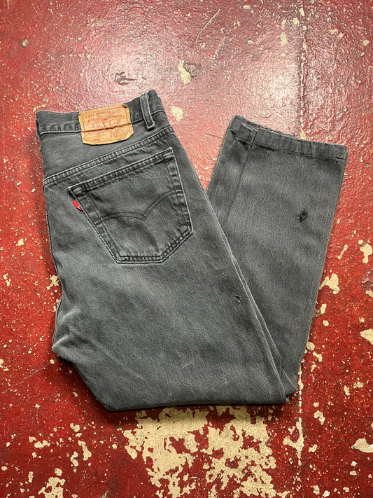 90s Levis 501s Black Jeans