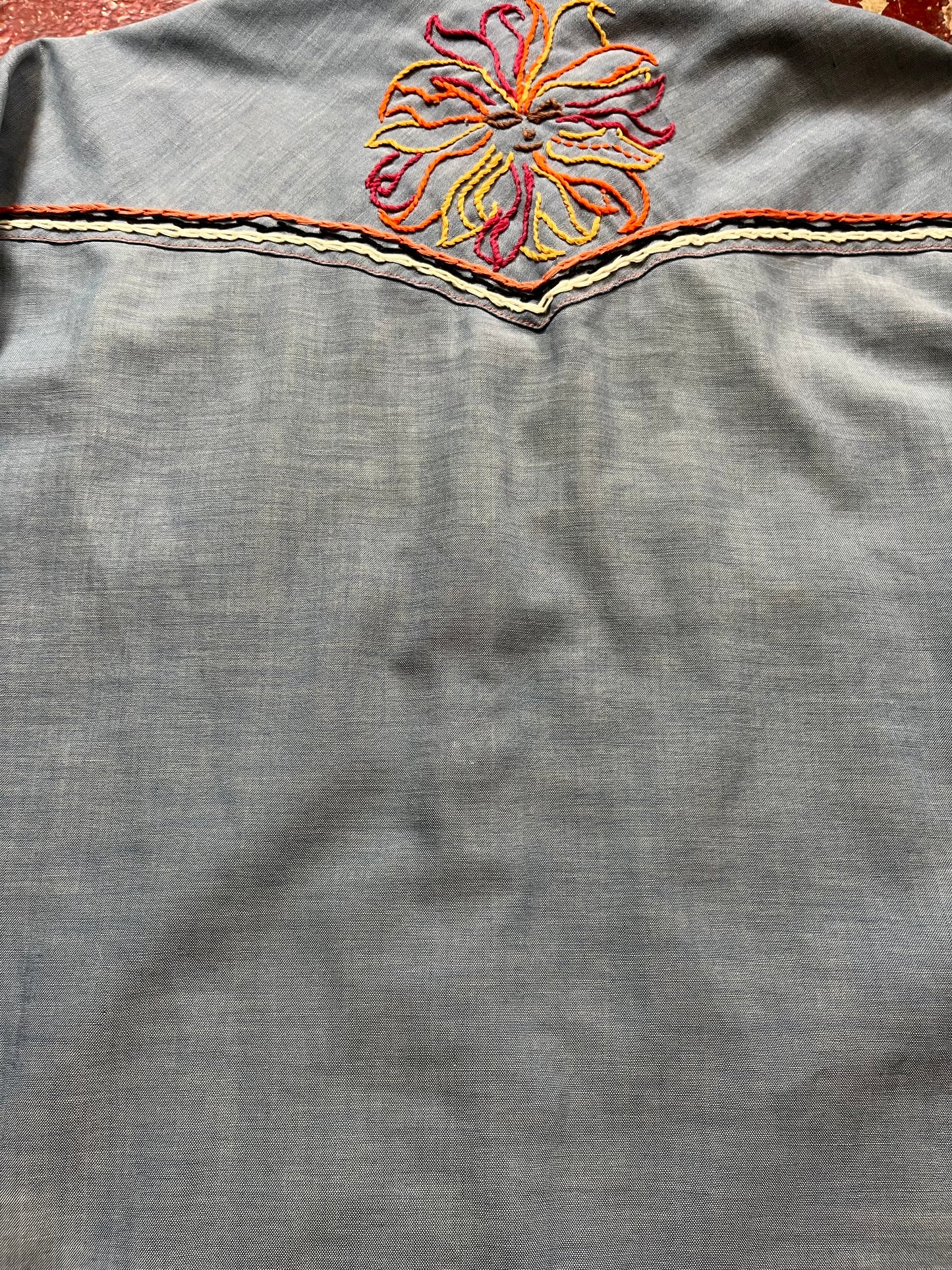 70s Big Mac Sun Chambray Long Sleeve Shirt