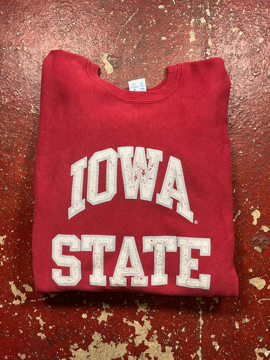 90s Champion Reverse Weave Iowa State Crewneck