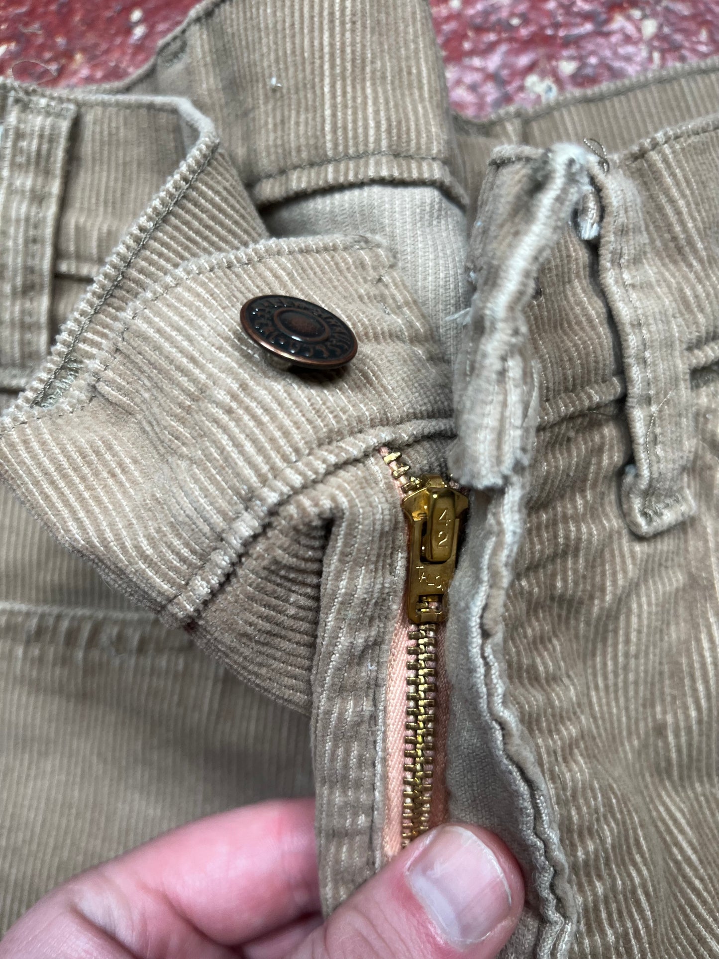 70s Levis Khaki Corduroy Pants