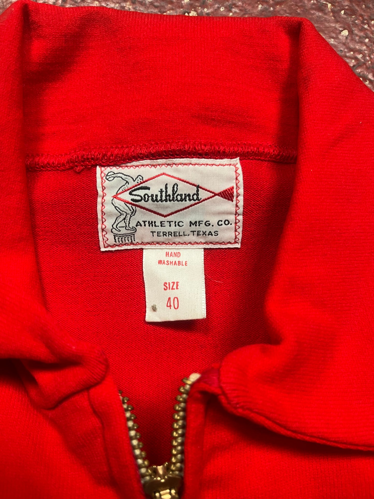 60s/70s DS Southland Quarter Zip Up Sweater