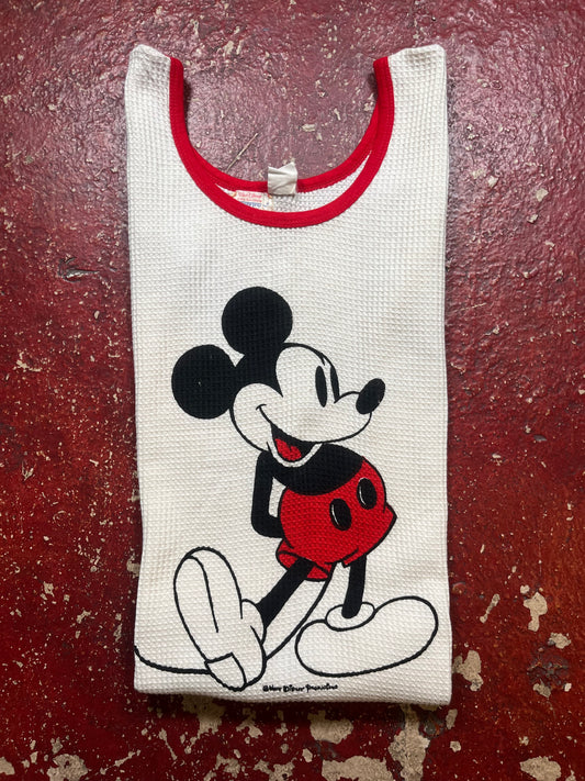 70s Mickey Mouse Thermal Tank Top