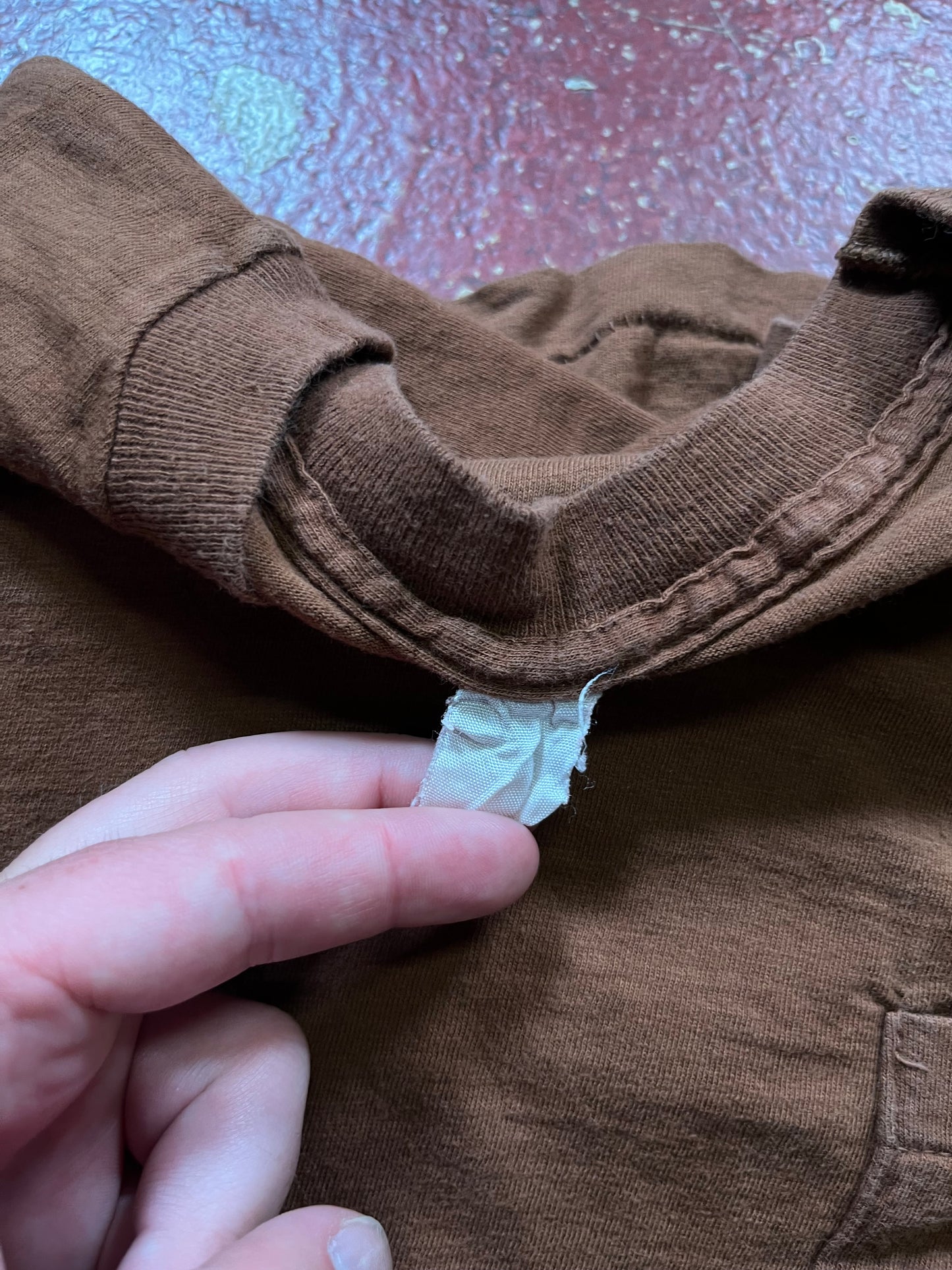 60s/70s Brown Pocket Tee