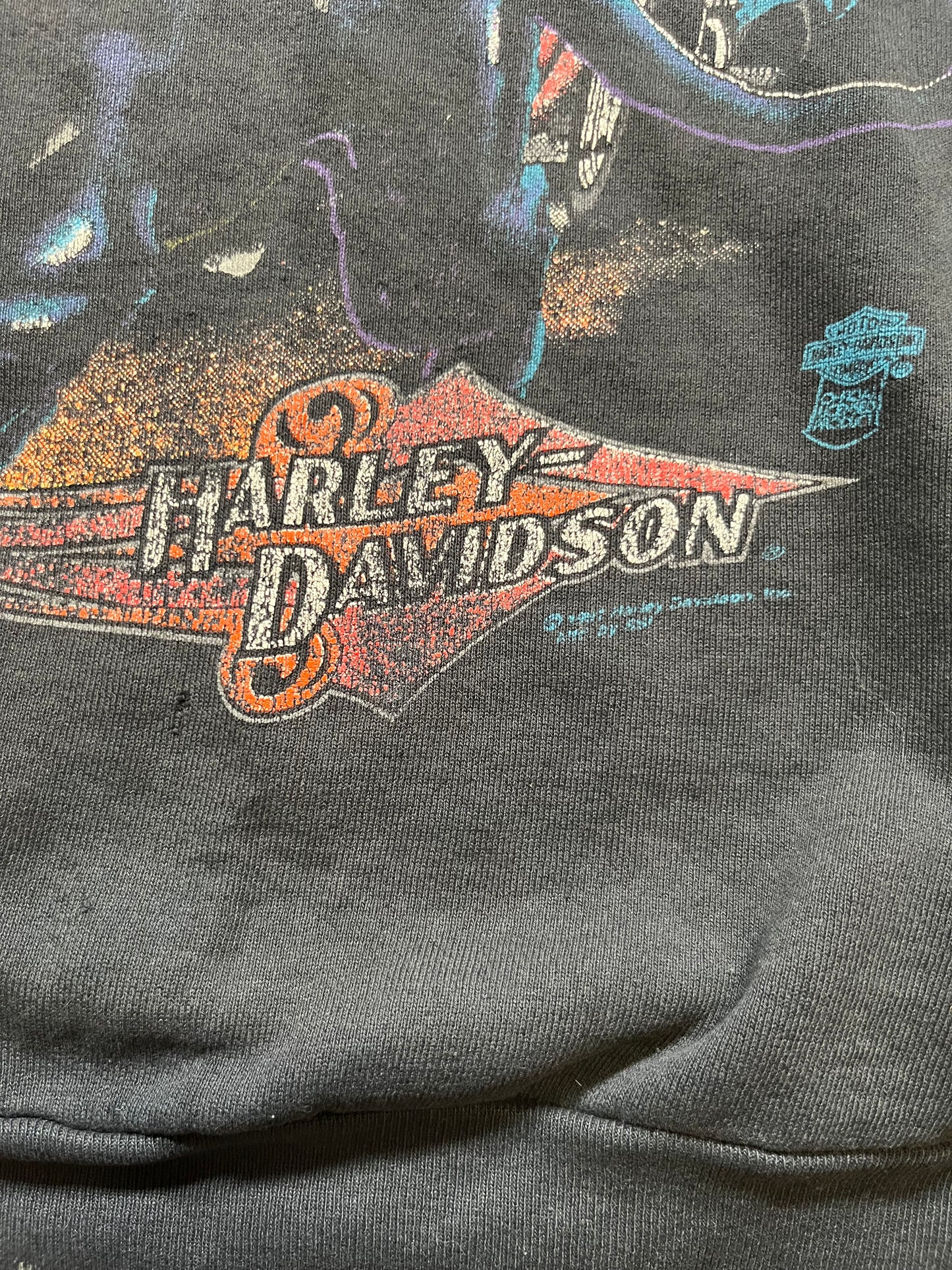 80s/90s Harley Davidson “Night Stalker” Crewneck