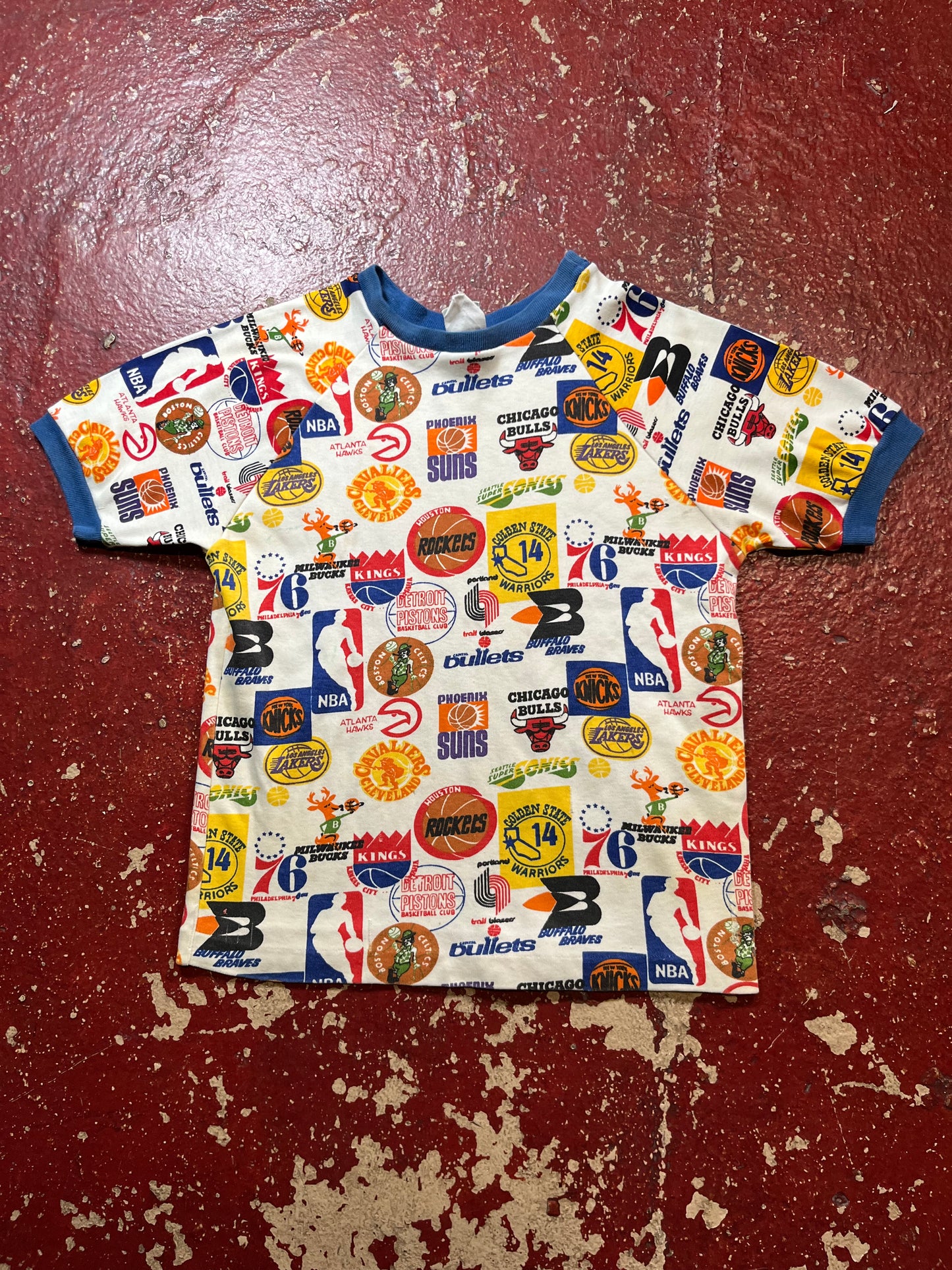 70s/80s NBA Teams Ringer Tee
